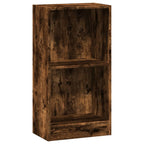 vidaXL Bücherregal Räuchereiche 40x24x76 cm Holzwerkstoff