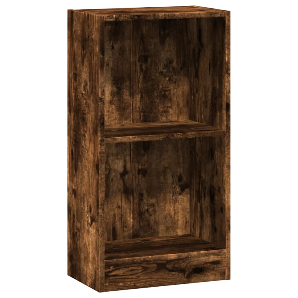 vidaXL Bücherregal Räuchereiche 40x24x76 cm Holzwerkstoff
