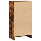 vidaXL Bücherregal Räuchereiche 40x24x76 cm Holzwerkstoff
