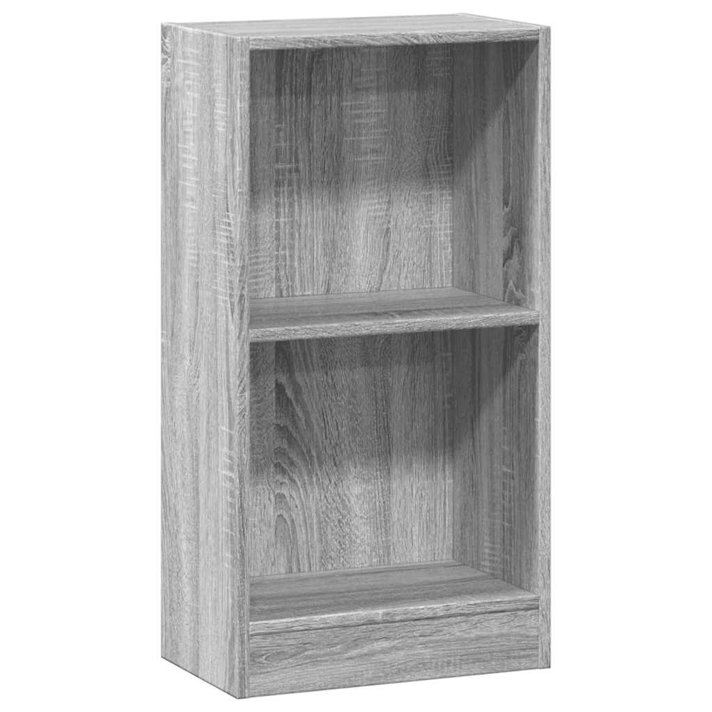vidaXL Bücherregal Grau Sonoma 40x24x76 cm Holzwerkstoff
