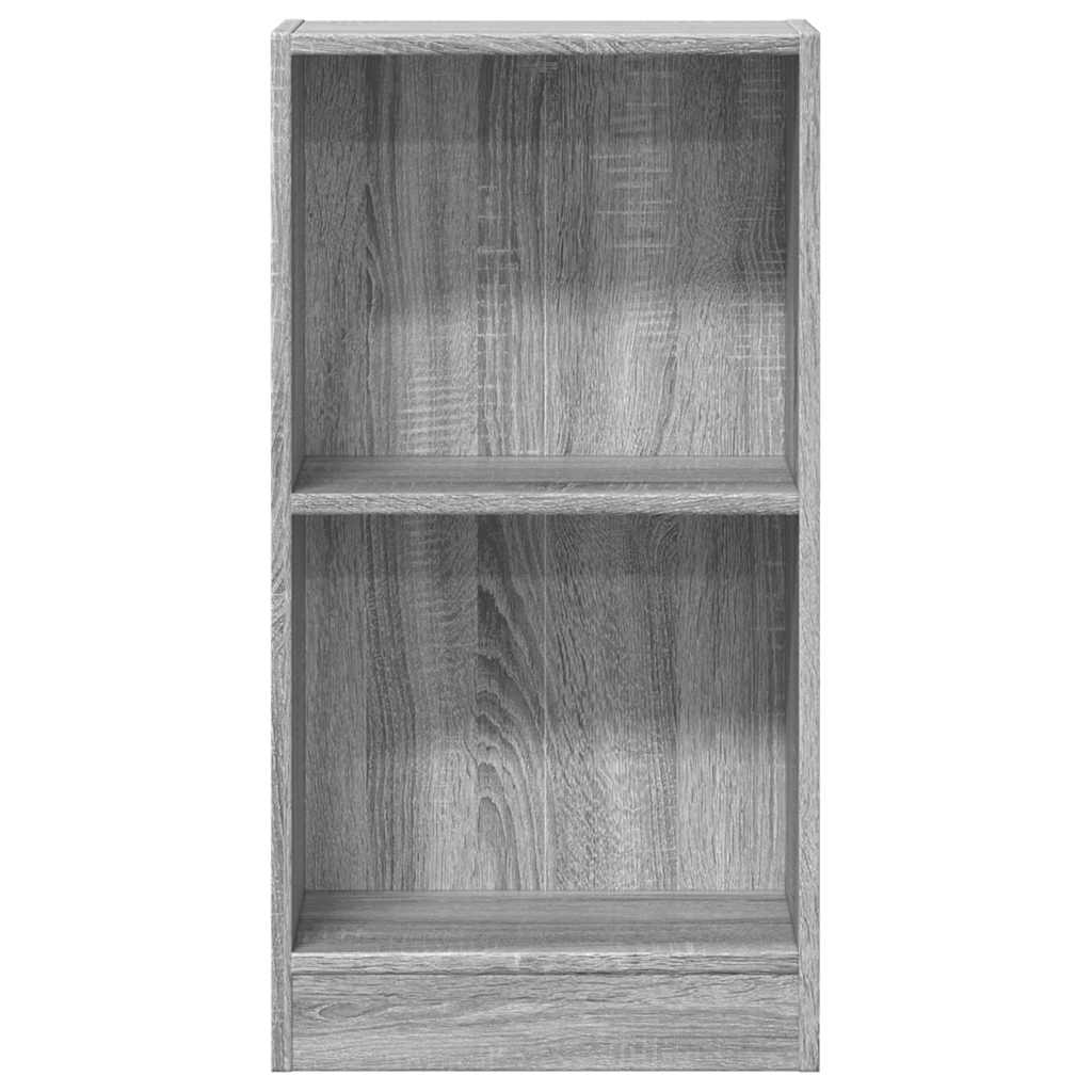 vidaXL Bücherregal Grau Sonoma 40x24x76 cm Holzwerkstoff