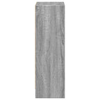 vidaXL Bücherregal Grau Sonoma 40x24x76 cm Holzwerkstoff