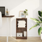 vidaXL Bücherregal Braun Eichen-Optik 40x24x76 cm Holzwerkstoff