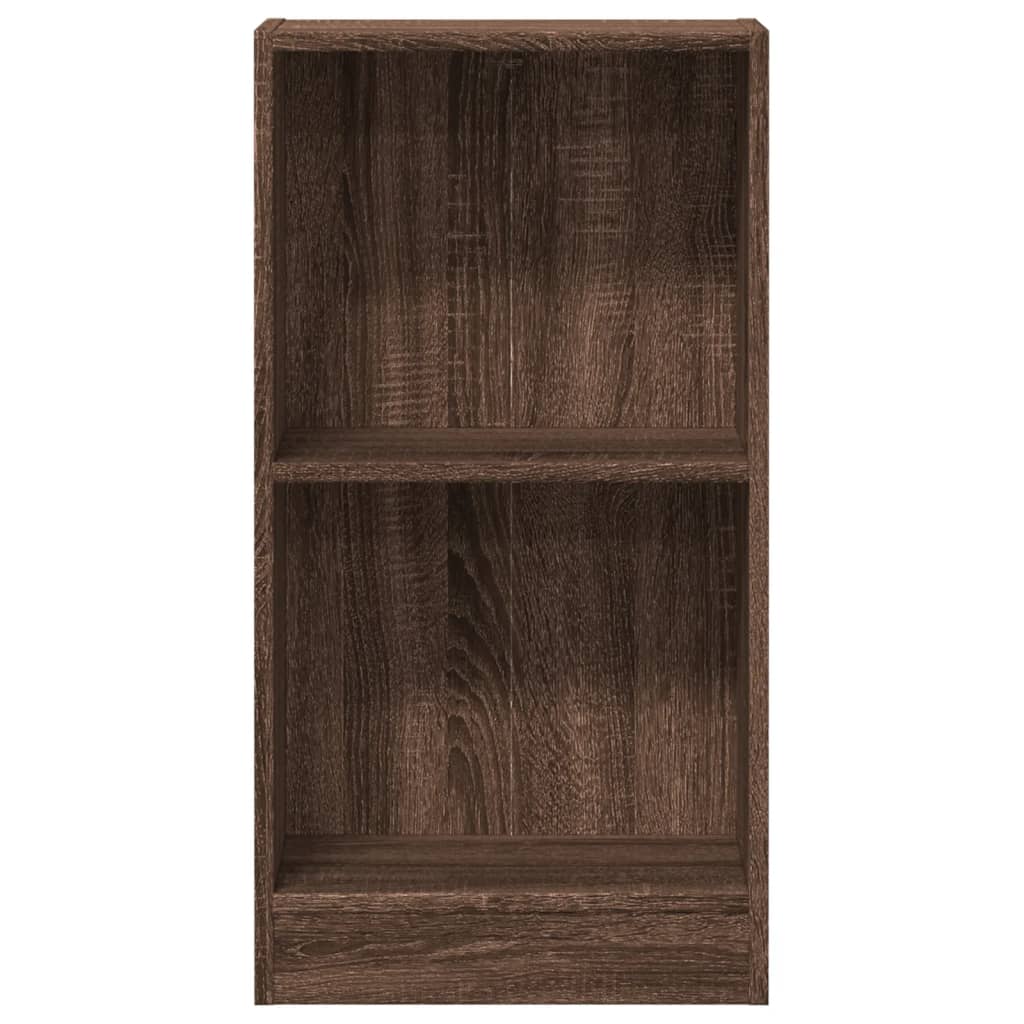 vidaXL Bücherregal Braun Eichen-Optik 40x24x76 cm Holzwerkstoff