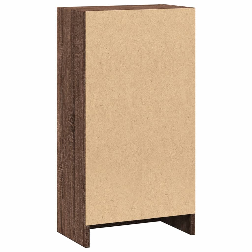 vidaXL Bücherregal Braun Eichen-Optik 40x24x76 cm Holzwerkstoff