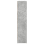 vidaXL Bücherregal Betongrau 40x24x109 cm Holzwerkstoff
