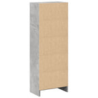 vidaXL Bücherregal Betongrau 40x24x109 cm Holzwerkstoff