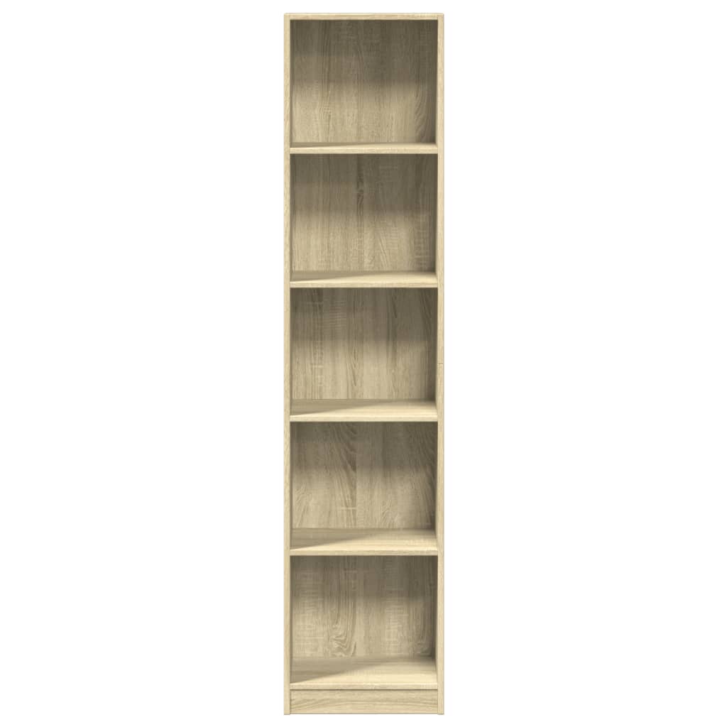 vidaXL Bücherregal Sonoma-Eiche 40x24x176 cm Holzwerkstoff