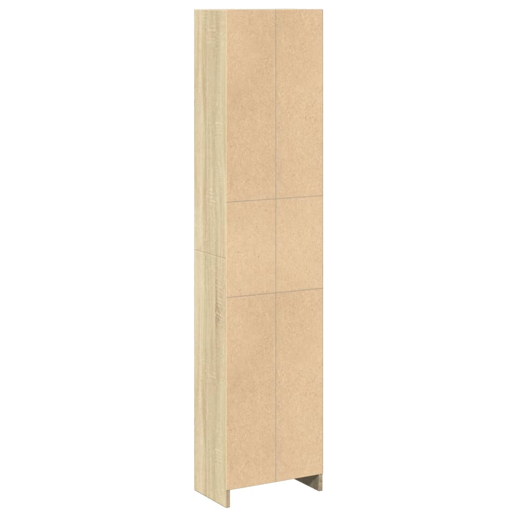vidaXL Bücherregal Sonoma-Eiche 40x24x176 cm Holzwerkstoff