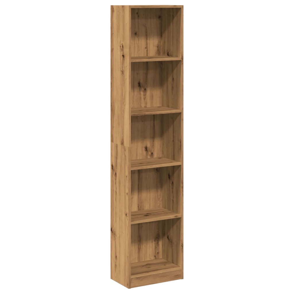 vidaXL Bücherregal Artisian Oak 40 x 24 x 176 cm Holzwerkstoff
