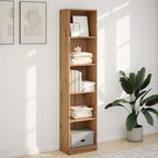 vidaXL Bücherregal Artisian Oak 40 x 24 x 176 cm Holzwerkstoff