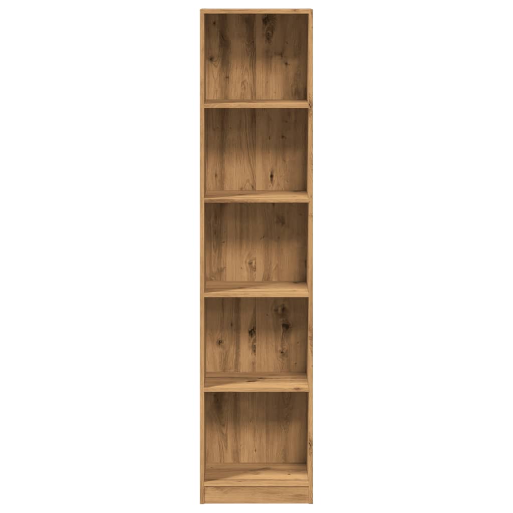 vidaXL Bücherregal Artisian Oak 40 x 24 x 176 cm Holzwerkstoff