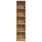 vidaXL Bücherregal Artisian Oak 40 x 24 x 176 cm Holzwerkstoff