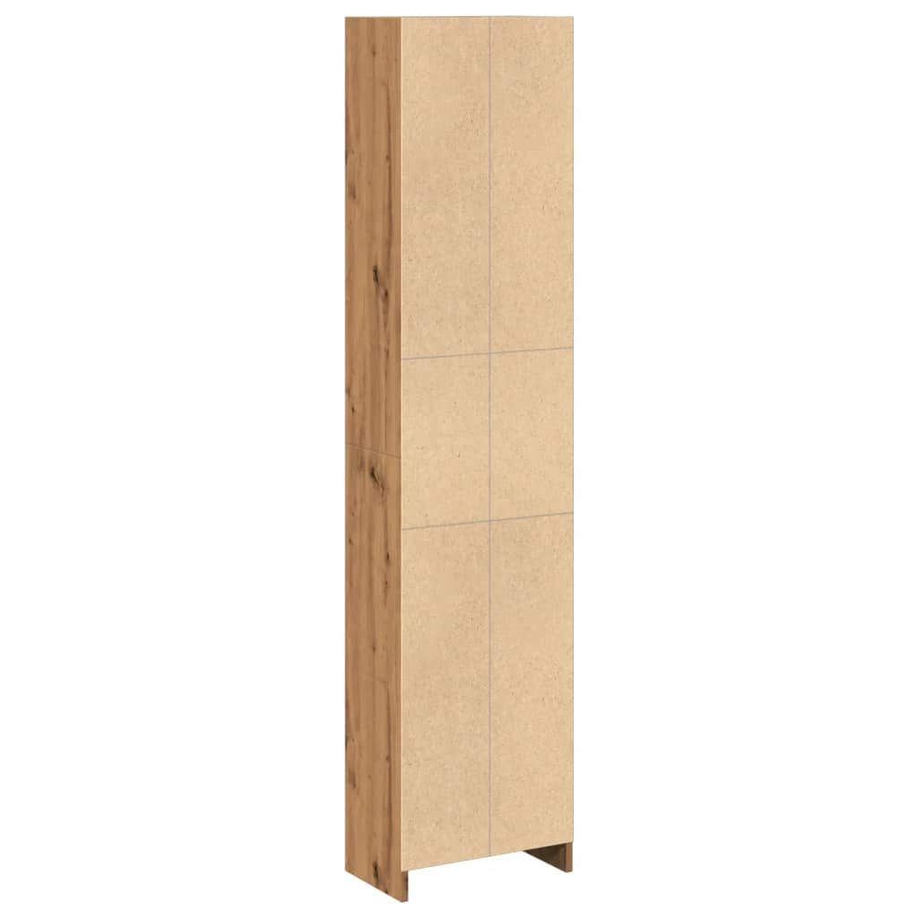 vidaXL Bücherregal Artisian Oak 40 x 24 x 176 cm Holzwerkstoff