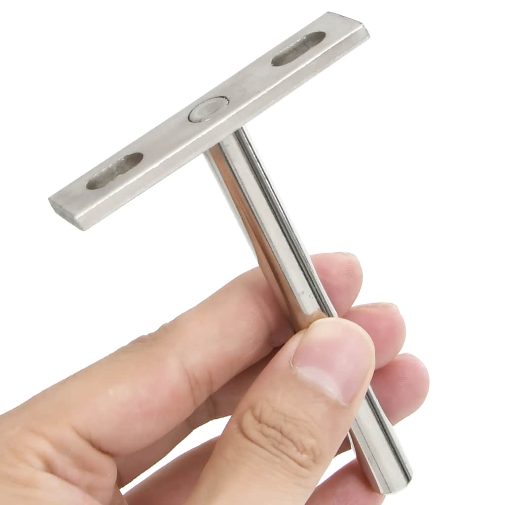 vidaXL Regalträger Schwebend 12 Stk. Unsichtbar Ø10x100 mm
