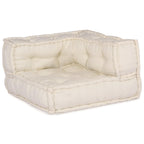 vidaXL Modulare Sofagarnitur 3 pcs Creme Stoff