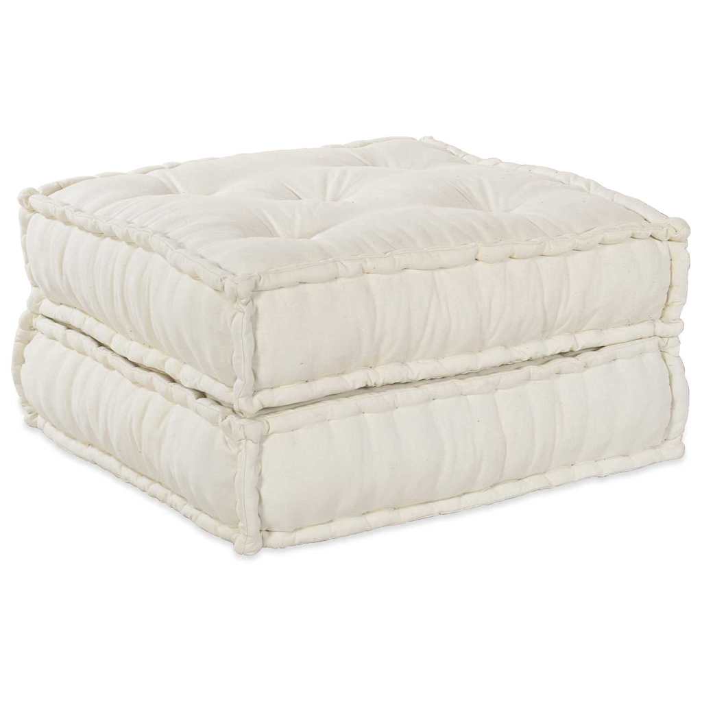 vidaXL Modulare Sofagarnitur 2 pcs Creme 140 x 70 x 56 cm Stoff