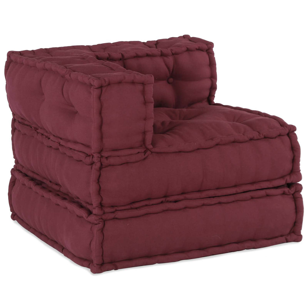vidaXL Modulare Sofagarnitur 3 pcs Kastanienbraun Stoff