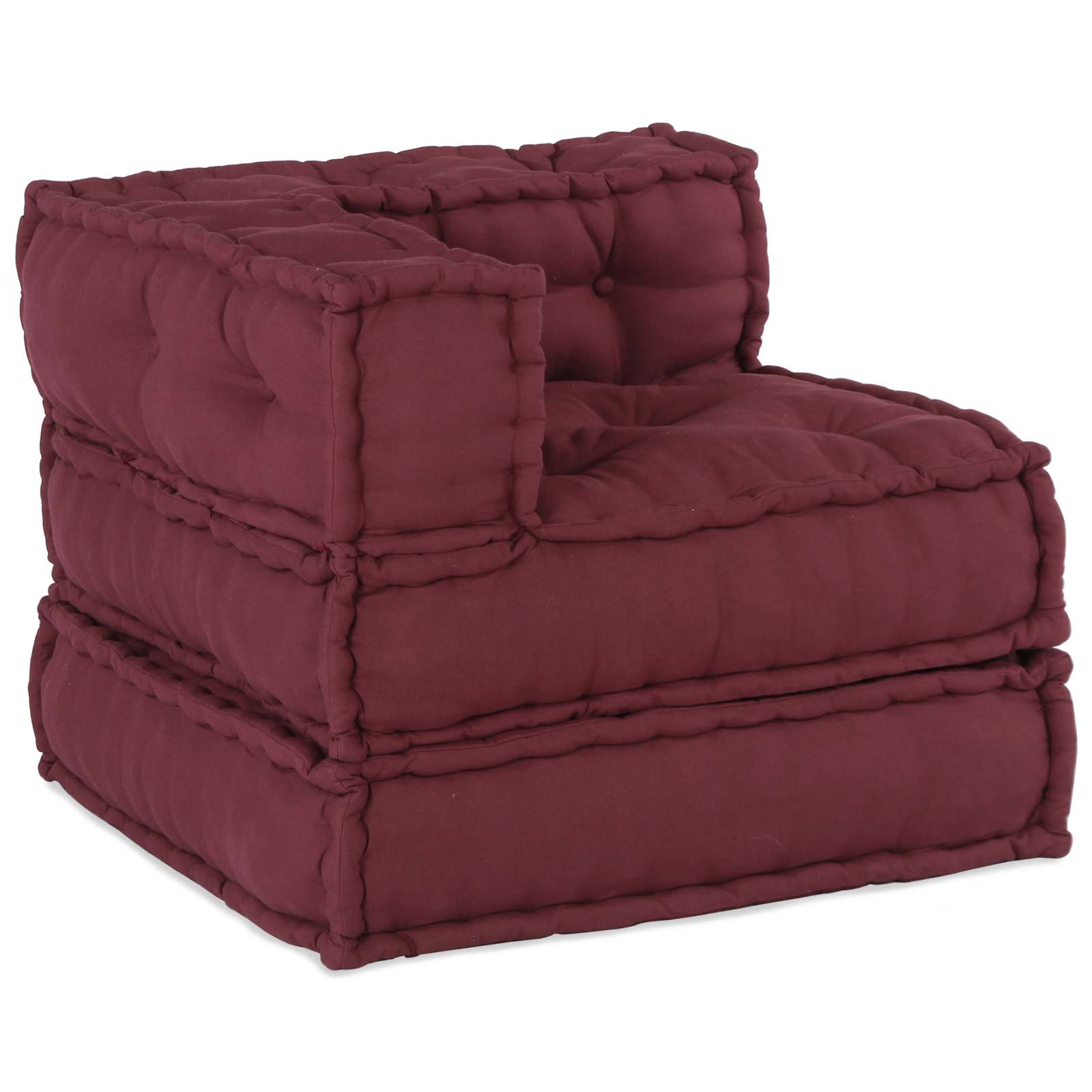 vidaXL Modulare Sofagarnitur 3 pcs Kastanienbraun Stoff