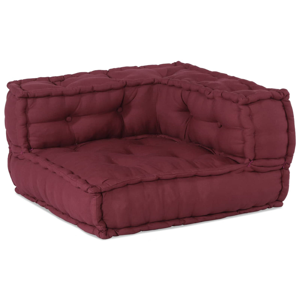 vidaXL Modulare Sofagarnitur 3 pcs Kastanienbraun Stoff
