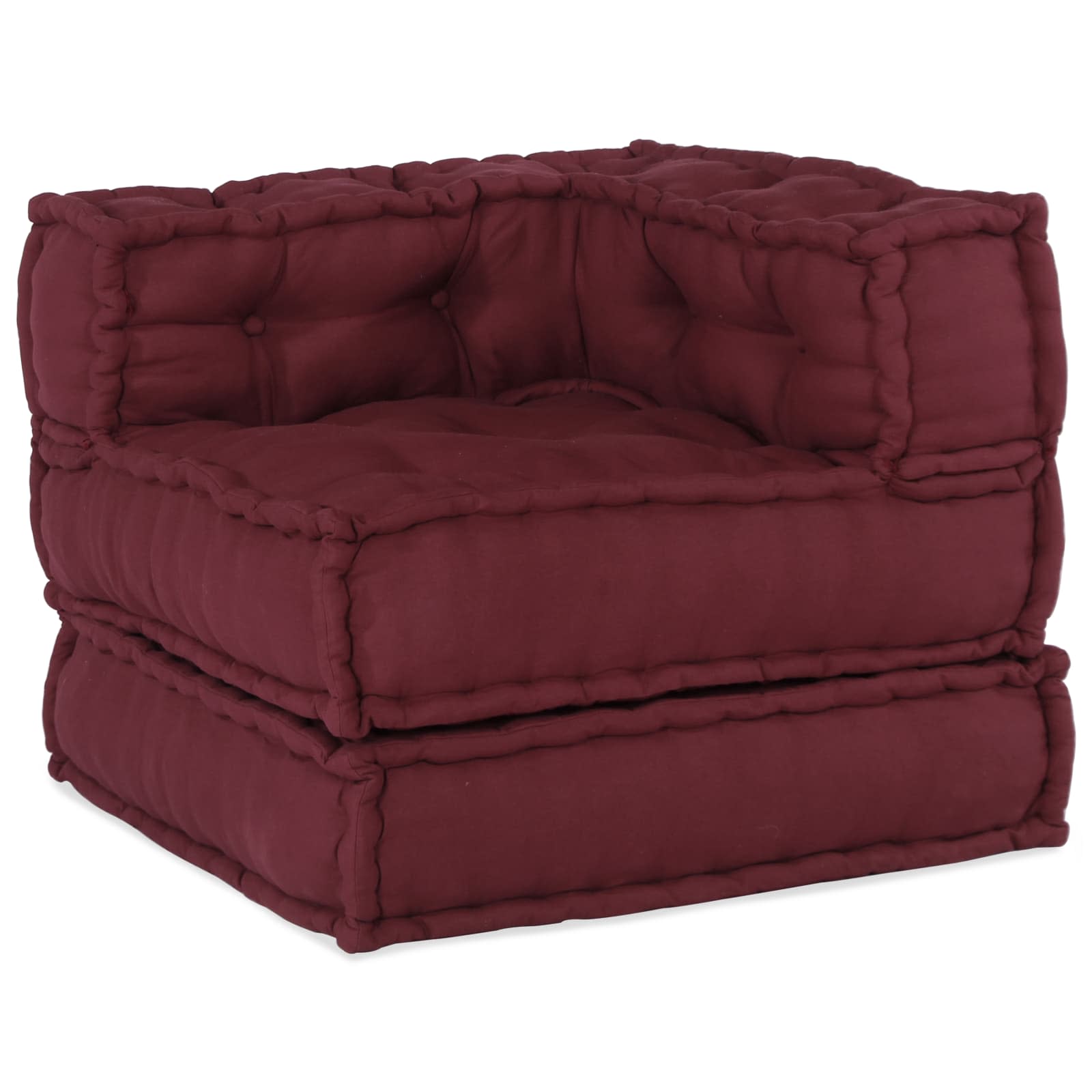 vidaXL Modulare Sofagarnitur 3 pcs Kastanienbraun Stoff