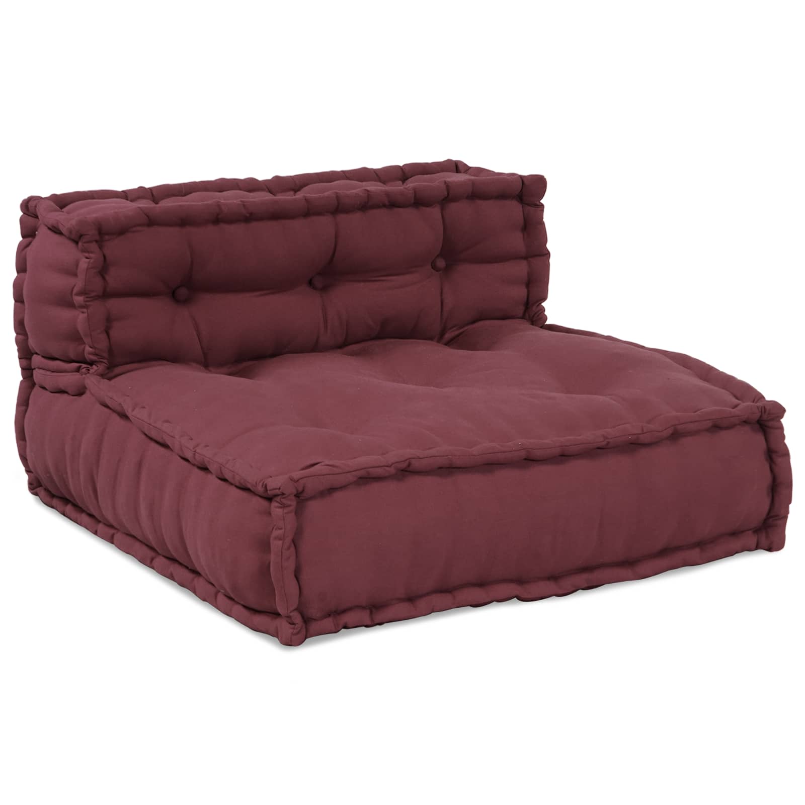 vidaXL Modulare Sofagarnitur 4 pcs Kastanienbraun Stoff