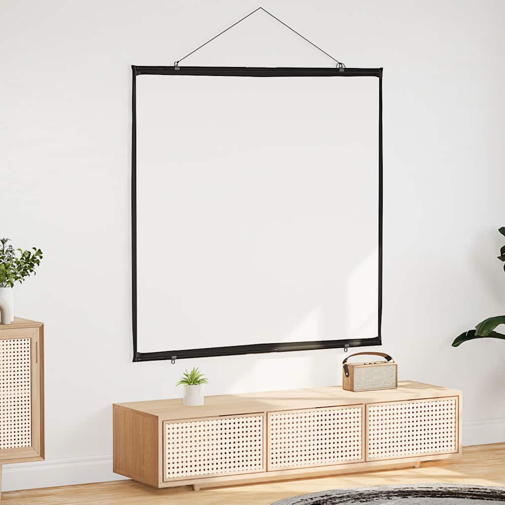 vidaXL Beamer Leinwand Wandhängend 72 Zoll 1:1