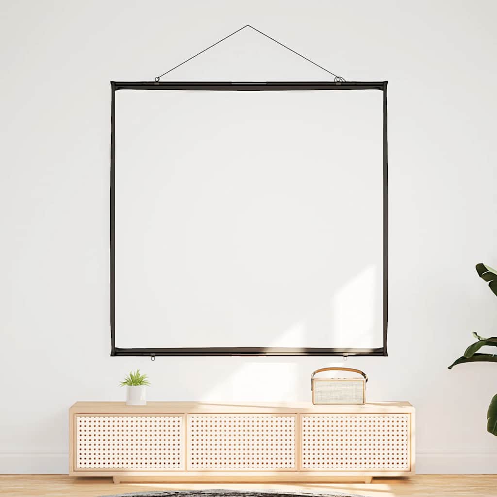 vidaXL Beamer Leinwand Wandhängend 72 Zoll 1:1