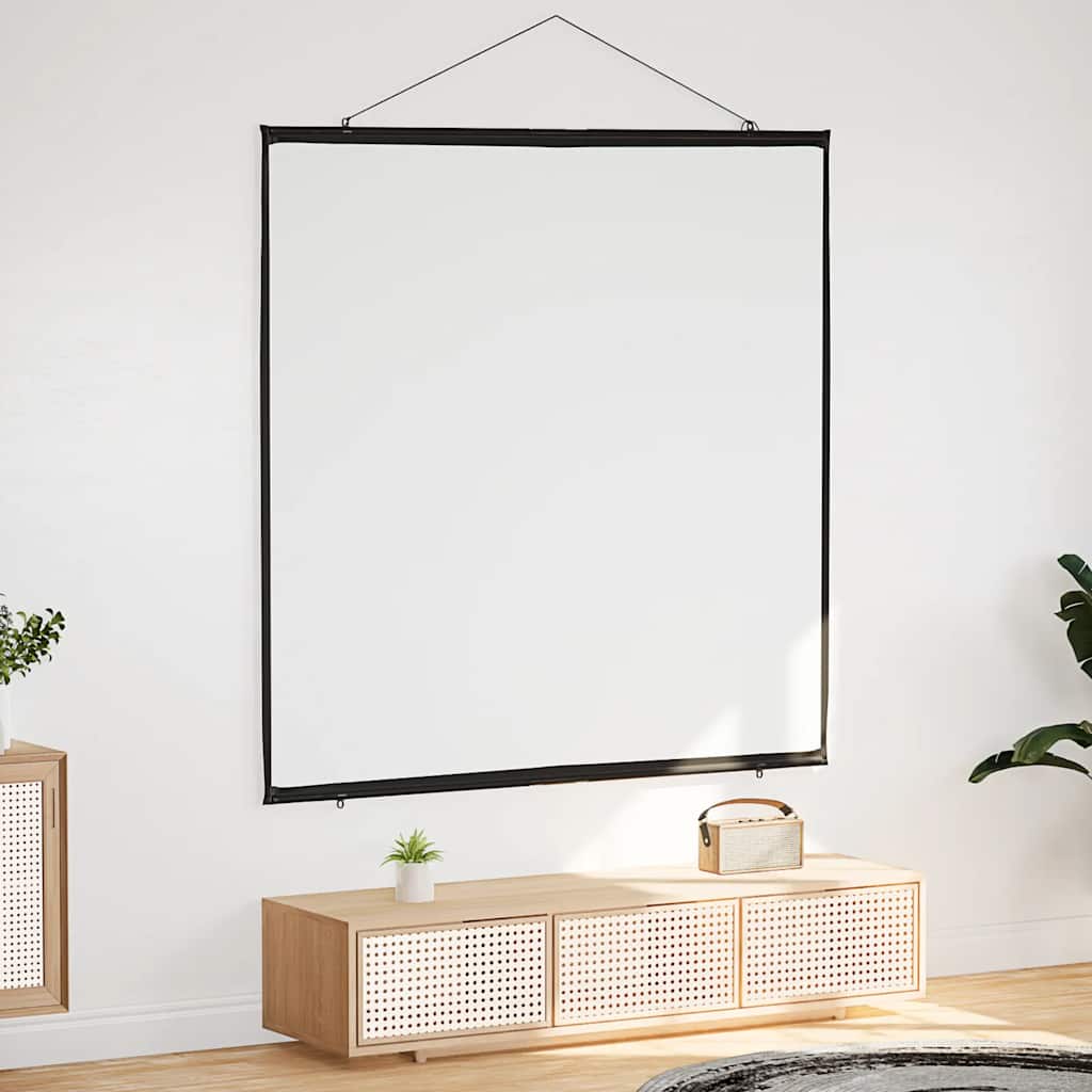 vidaXL Beamer Leinwand Wandhängend 81 Zoll 1:1