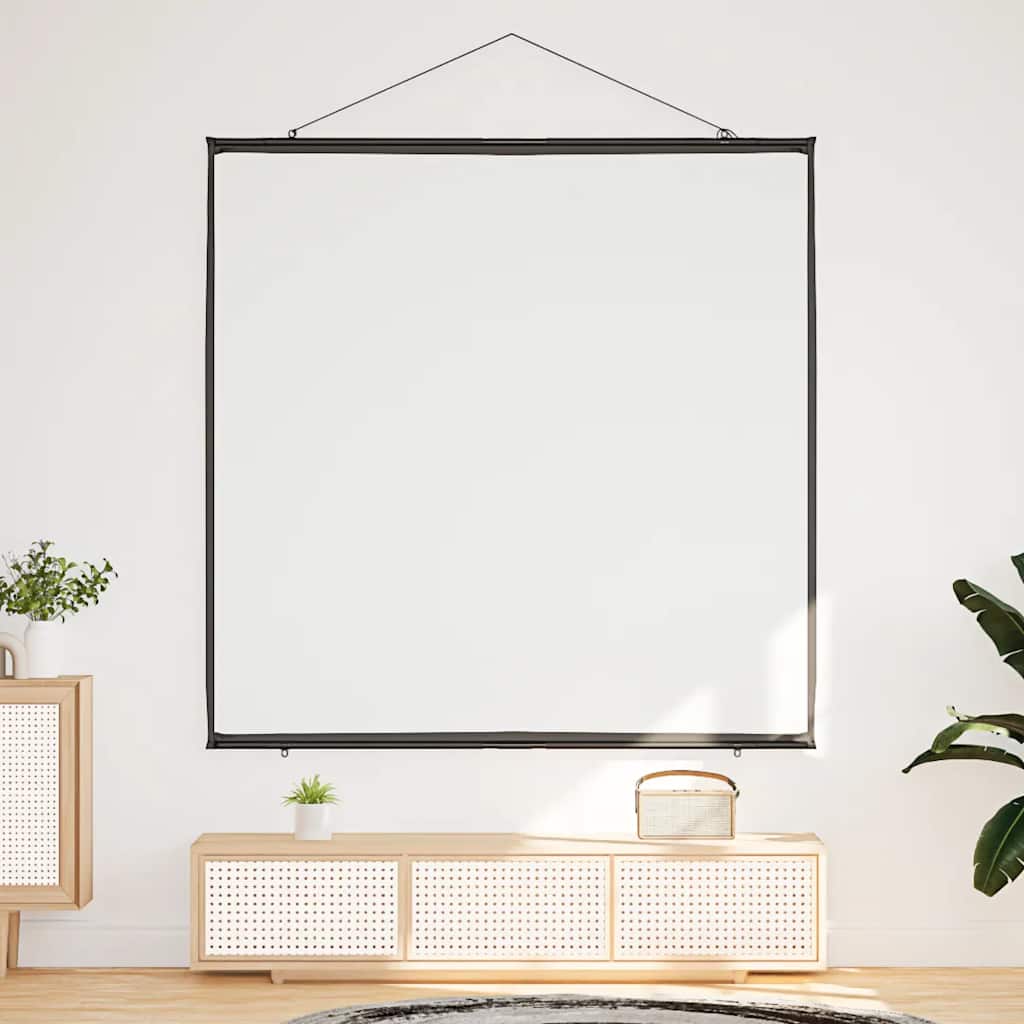 vidaXL Beamer Leinwand Wandhängend 81 Zoll 1:1