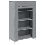 vidaXL Schuhschrank Grau 60,5x30x97 cm Vliesstoff