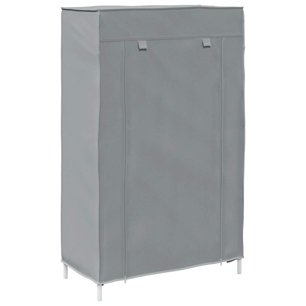 vidaXL Schuhschrank Grau 60,5x30x97 cm Vliesstoff