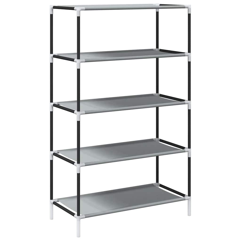 vidaXL Schuhschrank Grau 60,5x30x97 cm Vliesstoff