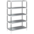 vidaXL Schuhschrank Grau 60,5x30x97 cm Vliesstoff