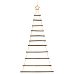 vidaXL Hängender Weihnachtsbaum mit Sternspitze 74x150 cm Naturzweig