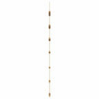 vidaXL Wanddekorationen in Leiterform 2Stk. 30x100cm Natürlicher Zweig