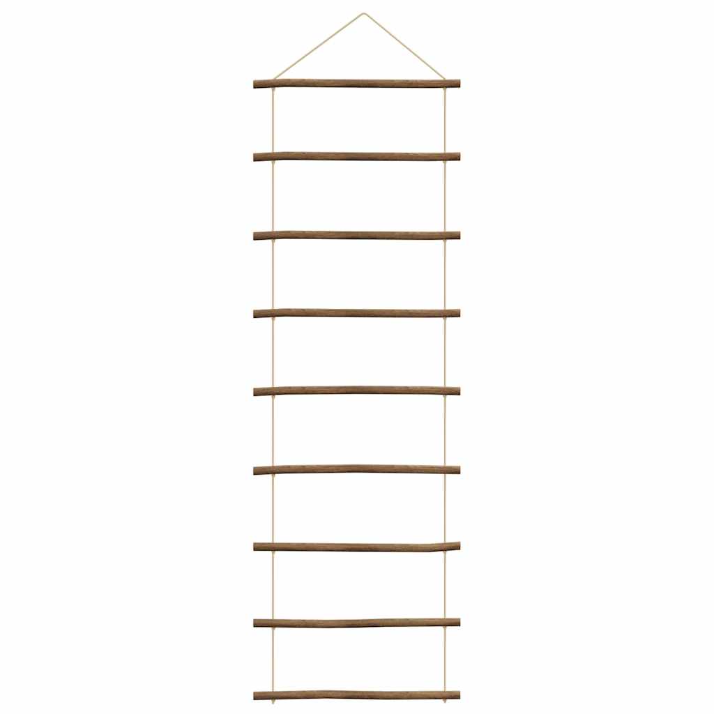 vidaXL Wanddekoration in Leiterform 50x150 cm Natürlicher Zweig