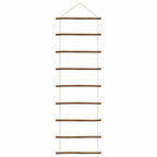 vidaXL Wanddekoration in Leiterform 50x150 cm Natürlicher Zweig