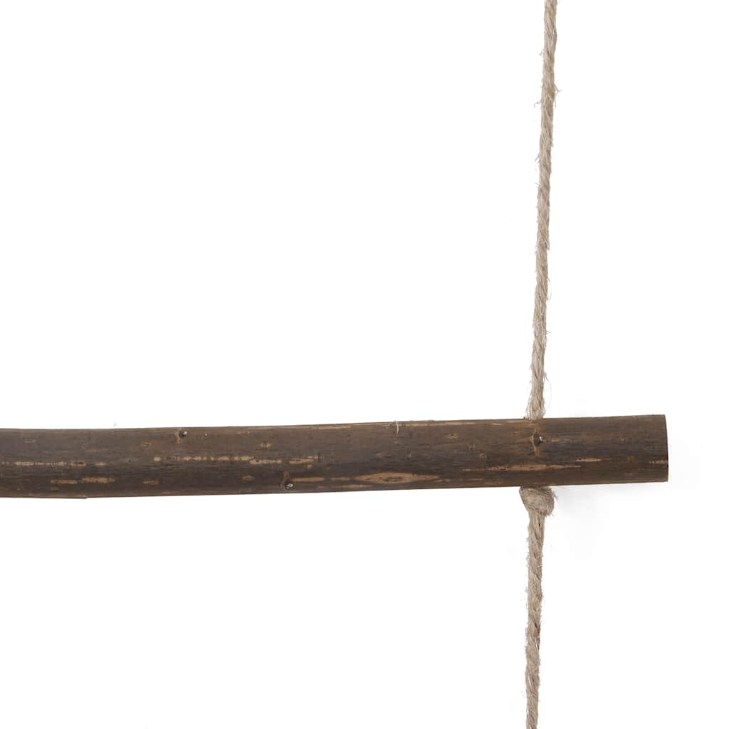 vidaXL Wanddekoration in Leiterform 50x150 cm Natürlicher Zweig