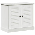 vidaXL Waschbeckenunterschrank VIGO Weiß und Antikweiß 68 x 34 x 59 cm