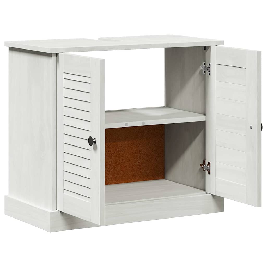 vidaXL Waschbeckenunterschrank VIGO Weiß und Antikweiß 68 x 34 x 59 cm