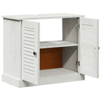 vidaXL Waschbeckenunterschrank VIGO Weiß und Antikweiß 68 x 34 x 59 cm
