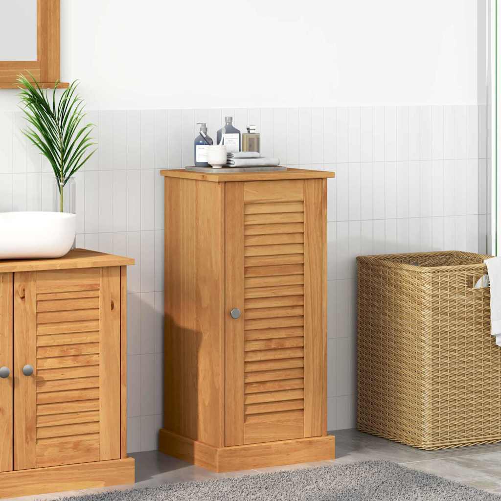 vidaXL Badezimmerschrank VIGO Braun und Honigbraun 37,5 x 34 x 80 cm