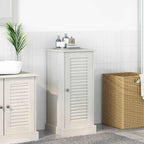 vidaXL Badezimmerschrank VIGO Weiß und Antikweiß 37,5 x 34 x 80 cm
