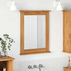 vidaXL Spiegel VIGO Honigbraun 55,5 x 5 x 70 cm Massivholz Kiefer