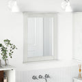 vidaXL Spiegel VIGO Antik Weiß 55,5 x 5 x 70 cm Massivholz Kiefer