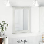 vidaXL Spiegel VIGO Antik Weiß 55,5 x 5 x 70 cm Massivholz Kiefer