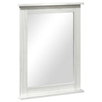 vidaXL Spiegel VIGO Antik Weiß 55,5 x 5 x 70 cm Massivholz Kiefer