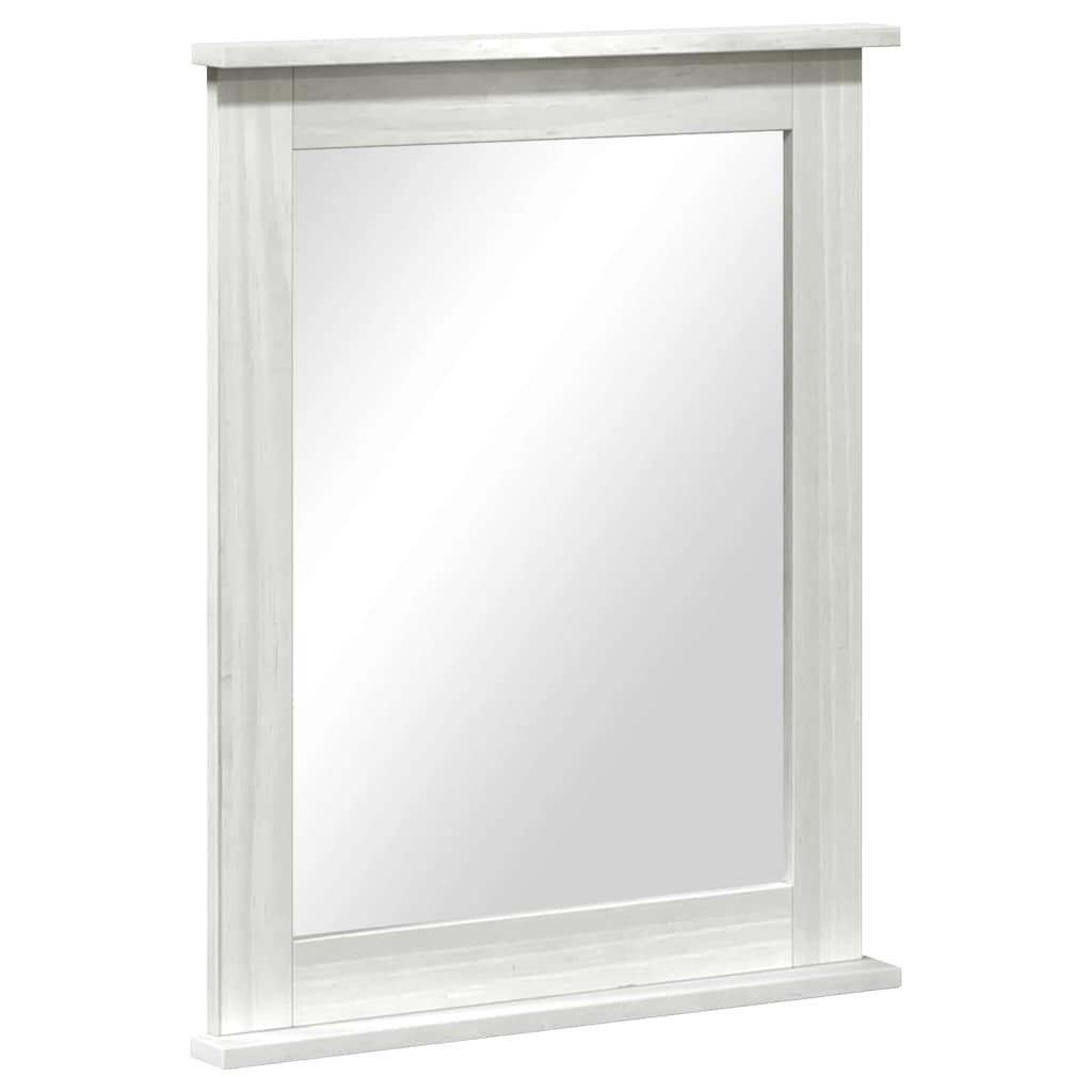 vidaXL Spiegel VIGO Antik Weiß 55,5 x 5 x 70 cm Massivholz Kiefer