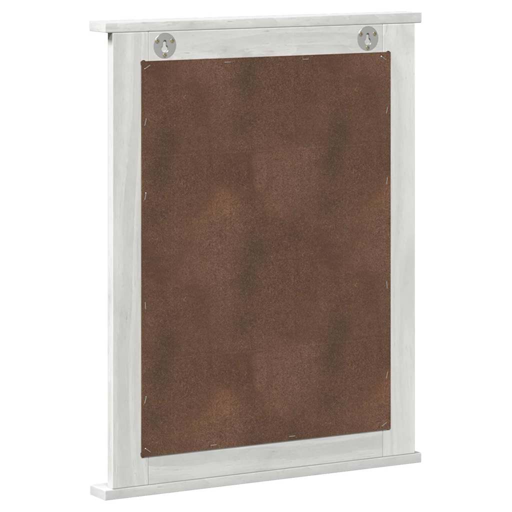 vidaXL Spiegel VIGO Antik Weiß 55,5 x 5 x 70 cm Massivholz Kiefer